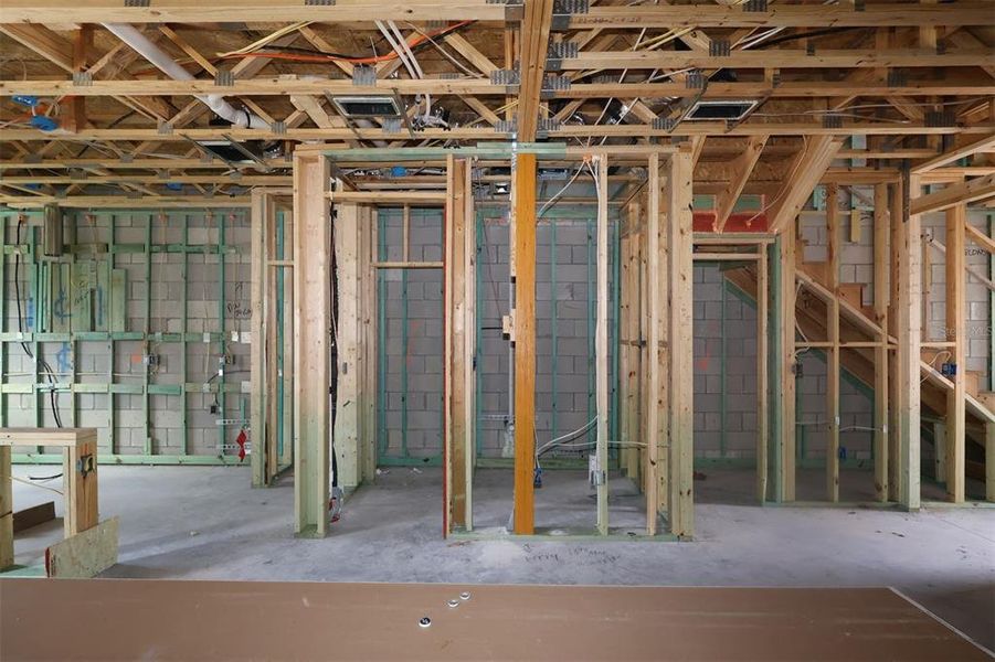 In-progress construction of a new home in Tyson Ranch, Orlando, FL (Image 10).