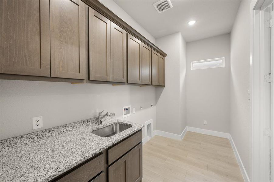 Furnished interior view inside a new home in Ladera at Timberbrook, Justin (Image 9). Furnished interior view inside a new home in Ladera at Timberbrook, Justin (Image 9).