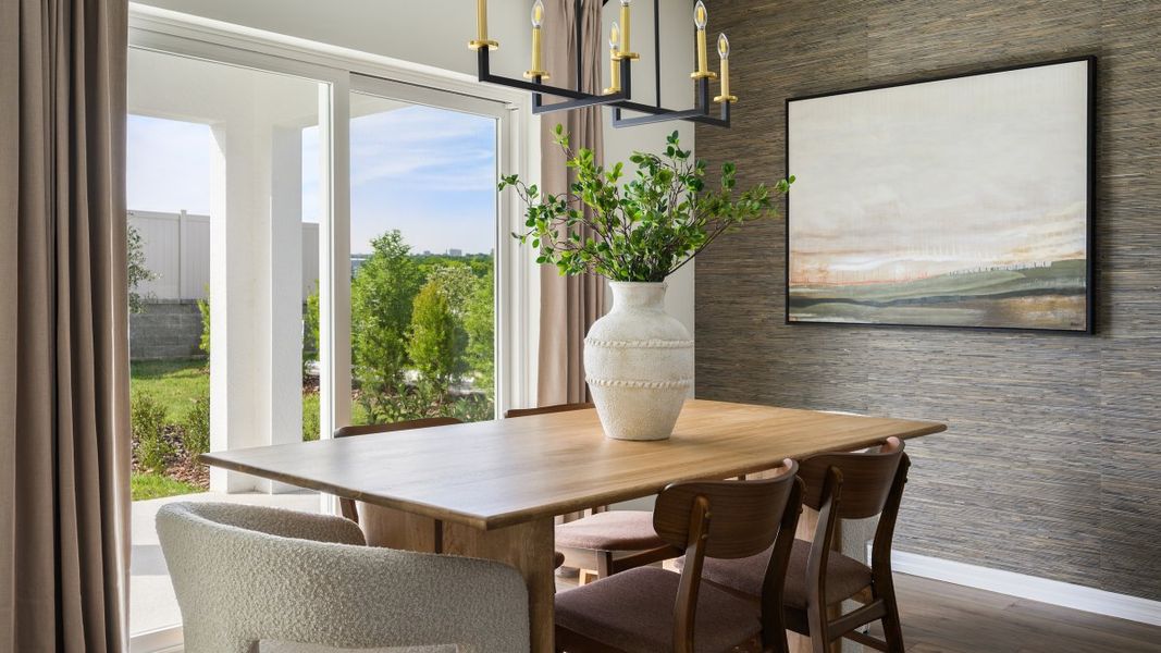 Representative furnished interior of a home built from the Azure by Casa Fresca Homes in Pasadena Woods, Dade City (Image 7).