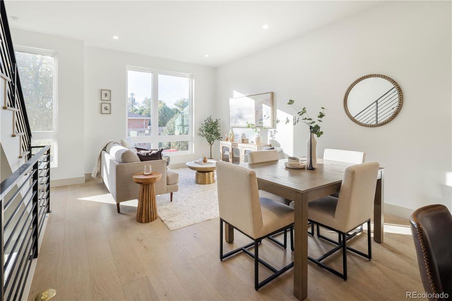 Furnished interior view inside a new home in , Denver (Image 15).