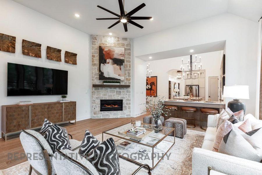 Furnished interior view inside a new home in Harvest Green, Richmond (Image 18). Furnished interior view inside a new home in Harvest Green, Richmond (Image 18).