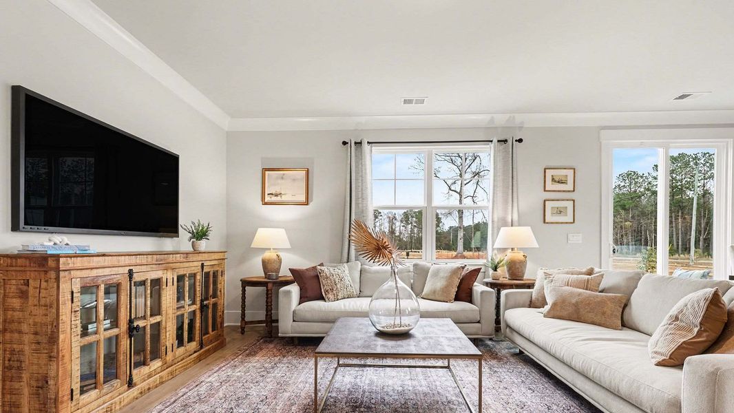 Representative furnished interior of a home built from the Belfort by D.R. Horton in Chapman Village, Conway (Image 8).
