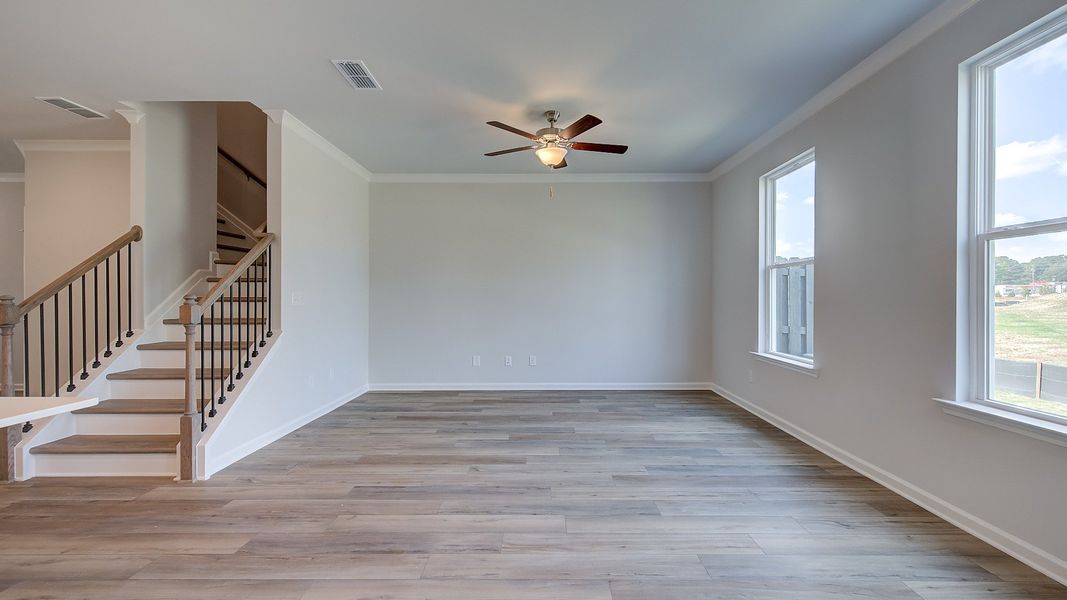 Spacious, unfurnished interior of a new home in Langley Overlook, Loganville (Image 17).