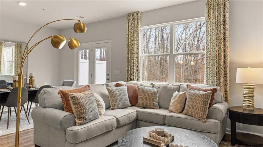 Furnished interior view inside a new home in Echo Glen, Stockbridge (Image 17). Furnished interior view inside a new home in Echo Glen, Stockbridge (Image 17).