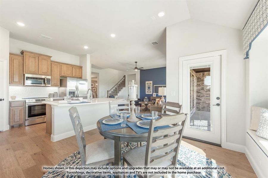Furnished interior view inside a new home in Abe's Landing, Granbury (Image 18). Furnished interior view inside a new home in Abe's Landing, Granbury (Image 18).