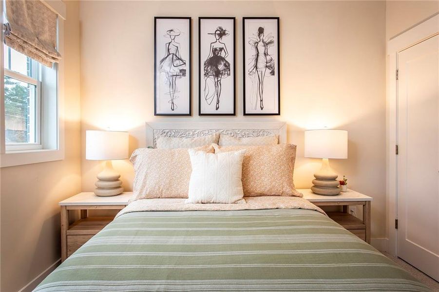 Furnished interior view inside a new home in Towne Village at Suwanee Dam, Sugar Hill (Image 25).