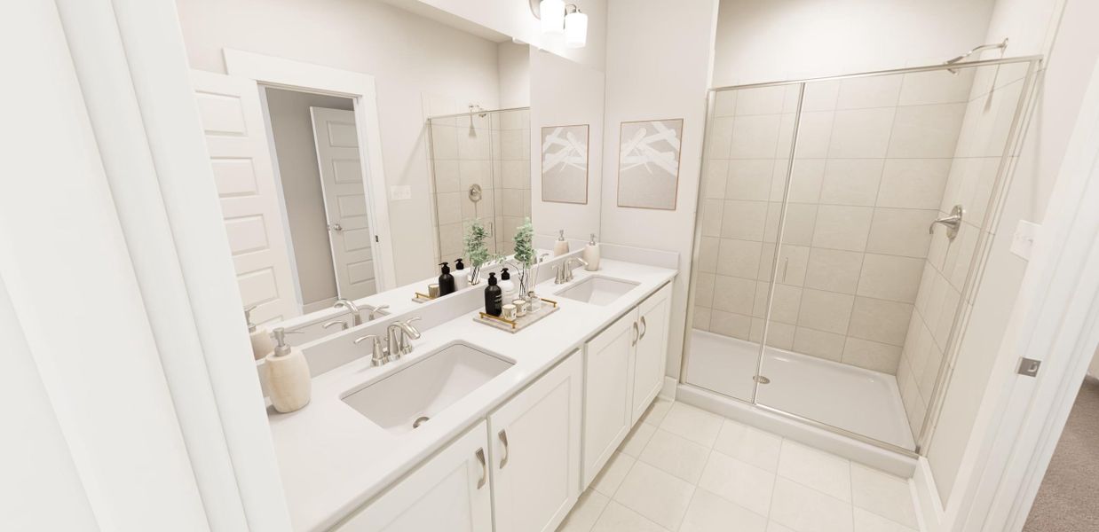 Representative furnished interior of a home built from the Stars Above You by Garman Homes in Ponder, Wendell (Image 7).
