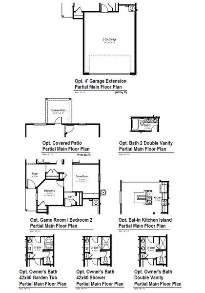 2D floor plan layout of this home in Highland Ridge, New Braunfels, TX (Image 4). 2D floor plan layout of this home in Highland Ridge, New Braunfels, TX (Image 4).