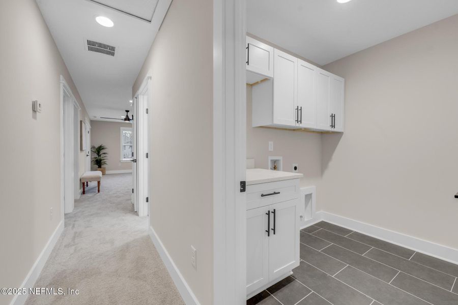 Furnished interior view inside a new home in , Jacksonville (Image 35). Furnished interior view inside a new home in , Jacksonville (Image 35).