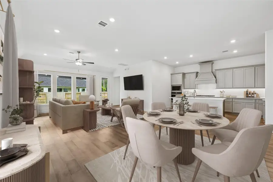 Furnished interior view inside a new home in , Magnolia (Image 6).