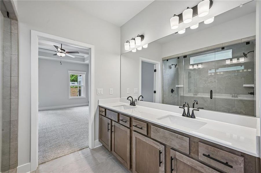 Furnished interior view inside a new home in Fowler Farms, Auburn (Image 8).