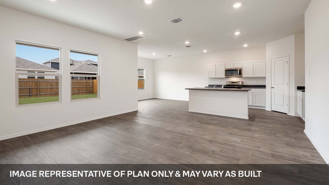 Spacious, unfurnished interior of a new home in Wayside, Uhland (Image 10).