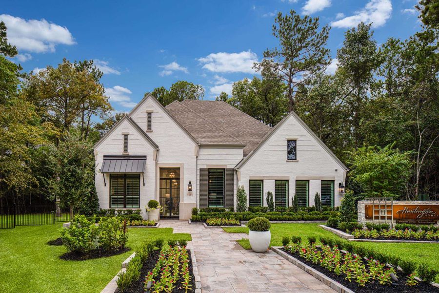 Representative exterior photo of a completed home built from the 216 by Highland Homes in Legacy, League City, TX (Image 25).