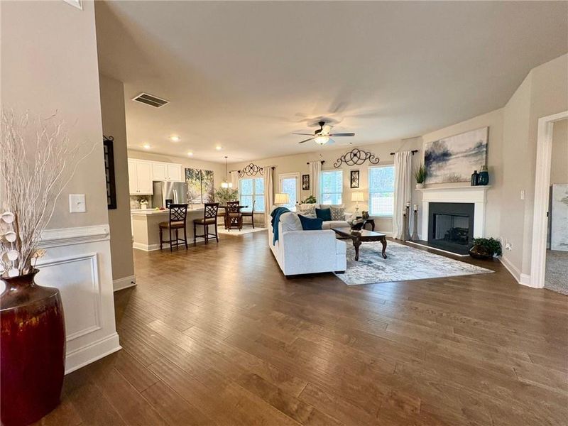 Furnished interior view inside a new home in , Grayson (Image 12).