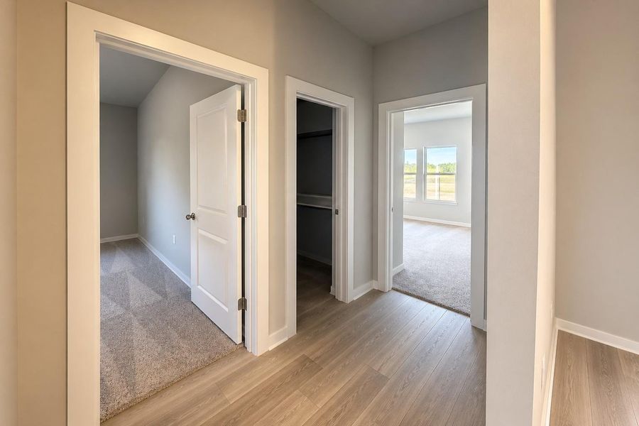 Spacious, unfurnished interior of a new home in Eastern Wells, Jarrell (Image 16). Spacious, unfurnished interior of a new home in Eastern Wells, Jarrell (Image 16).