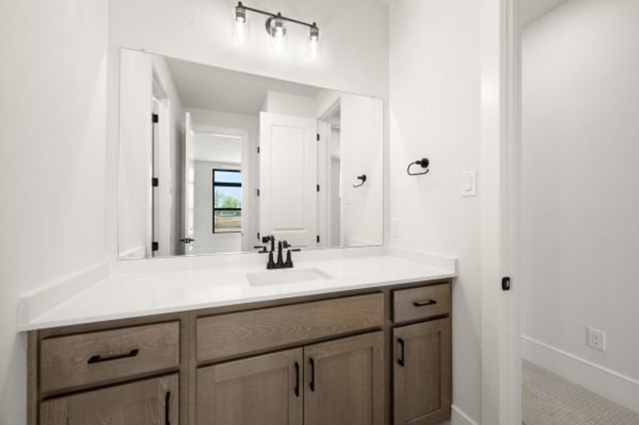 Furnished interior view inside a new home in Rio Vista at Kelly Ranch, Aledo (Image 46).