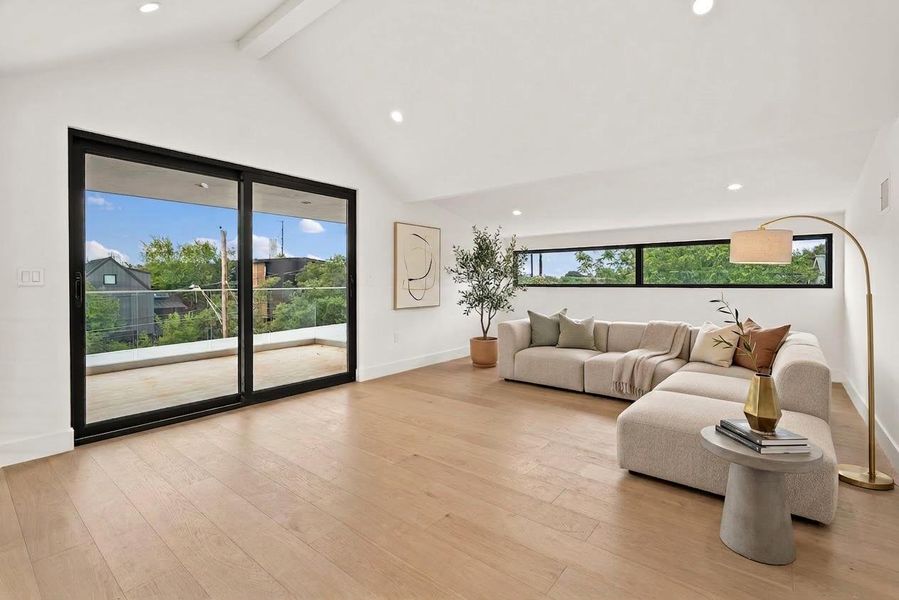 Furnished interior view inside a new home in , Austin (Image 25).