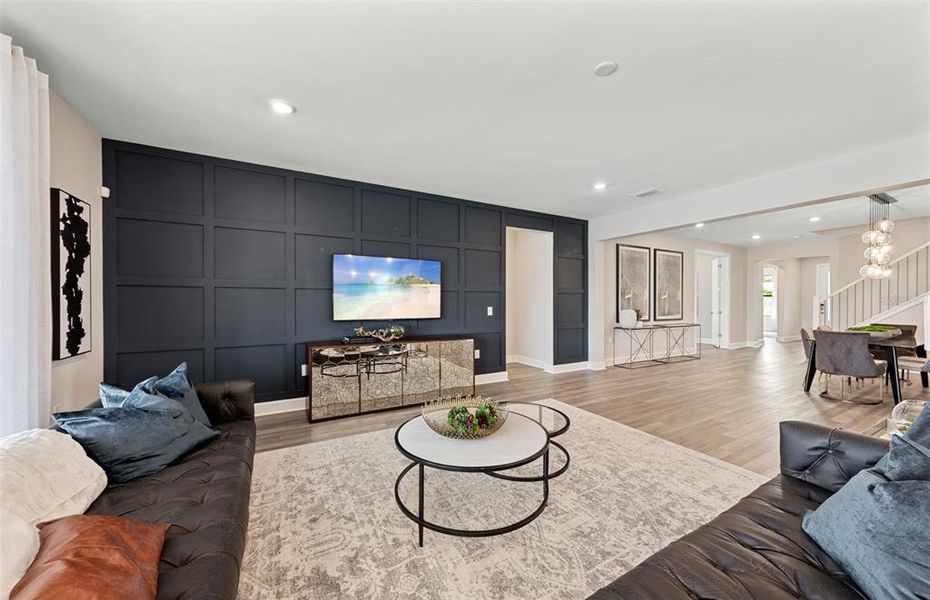 Furnished interior view inside a new home in Sapphire Point at Lakewood Ranch, Lakewood Ranch (Image 10).