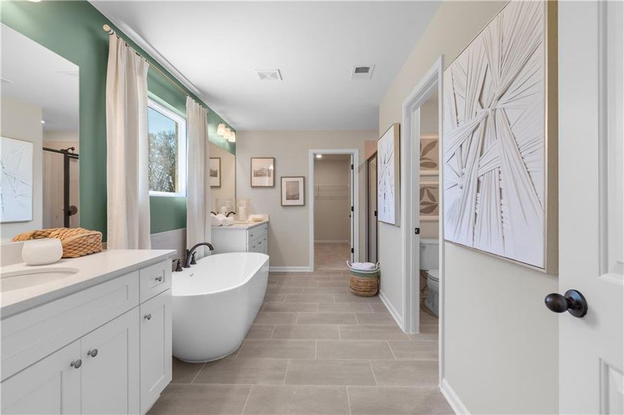 Furnished interior view inside a new home in Trinity Park, McDonough (Image 13).