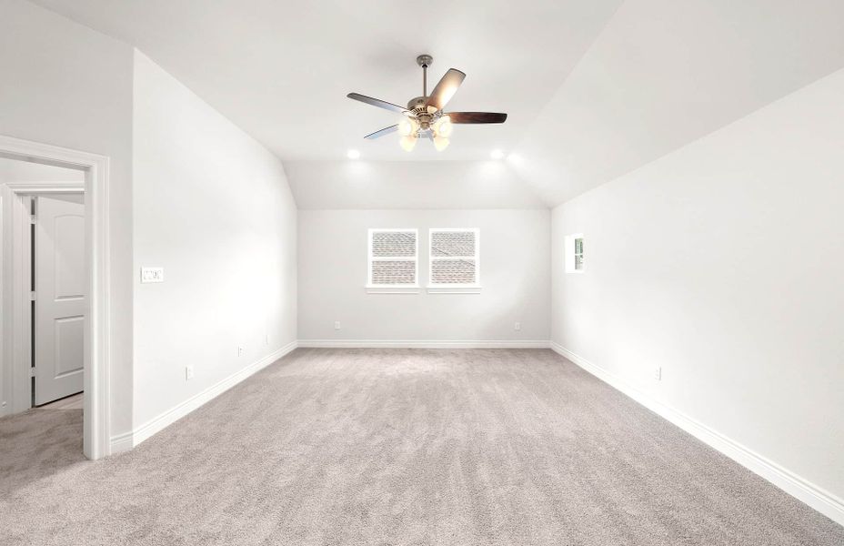 Representative unfurnished interior of a home built from the 3070AU by Ravenna Homes in Audubon 60′, Magnolia (Image 41).