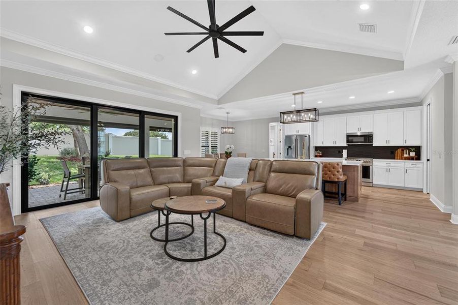 Furnished interior view inside a new home in , Lakeland (Image 40). Furnished interior view inside a new home in , Lakeland (Image 40).