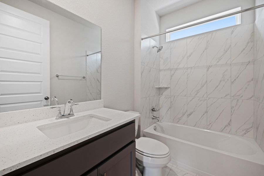 Furnished interior view inside a new home in Santa Rita Ranch, Liberty Hill (Image 12).