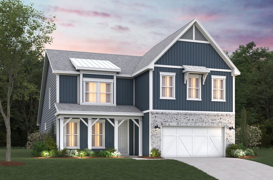 Representative exterior photo of a completed home built from the Persimmon by Beazer Homes in Northbrook, Murrells Inlet, SC (Image 2).