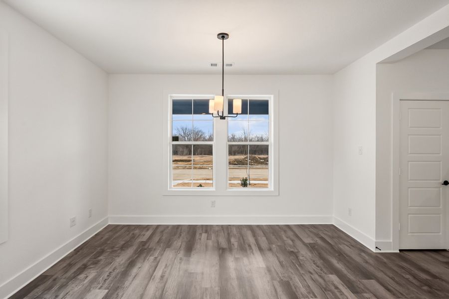 Spacious, unfurnished interior of a new home in Heritage Towne, Midlothian (Image 48). Spacious, unfurnished interior of a new home in Heritage Towne, Midlothian (Image 48).