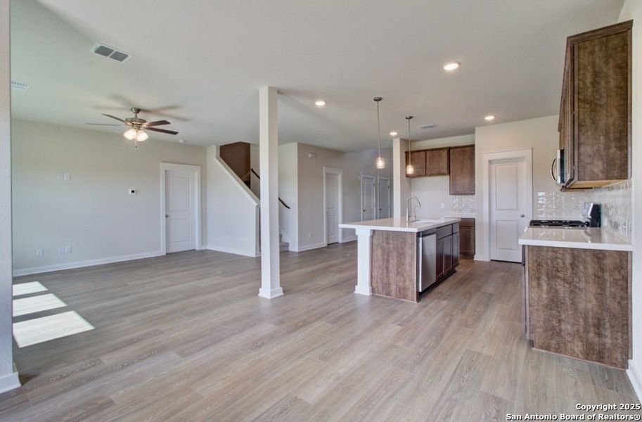 Furnished interior view inside a new home in Westridge - Landmark, San Antonio (Image 5). Furnished interior view inside a new home in Westridge - Landmark, San Antonio (Image 5).