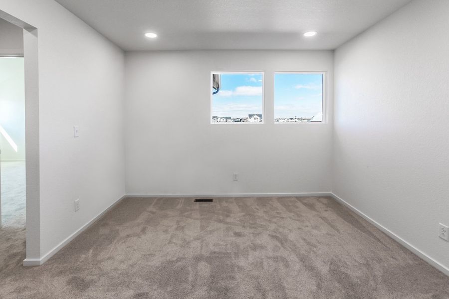 Spacious, unfurnished interior of a new home in Trailside, Timnath (Image 38). Spacious, unfurnished interior of a new home in Trailside, Timnath (Image 38).