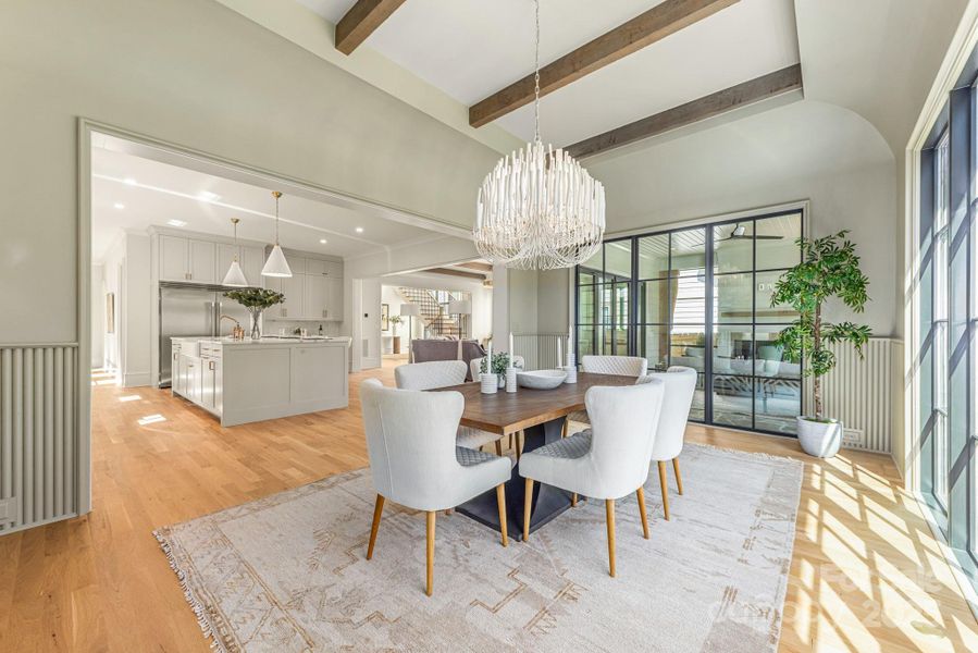Furnished interior view inside a new home in , Charlotte (Image 5).