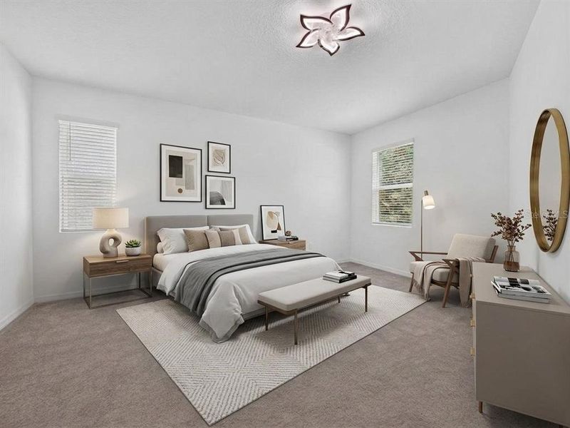 Furnished interior view inside a new home in Storey Creek, Kissimmee (Image 49).
