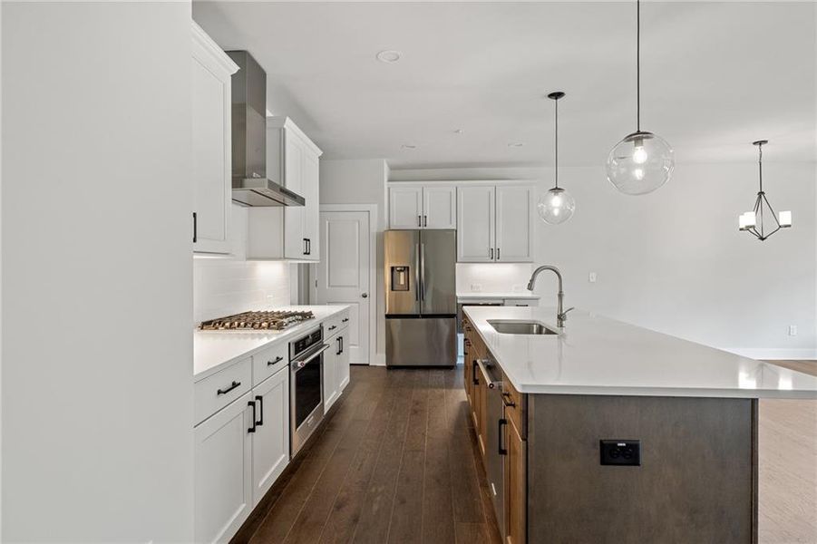 Furnished interior view inside a new home in , Cumming (Image 11).