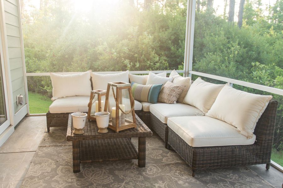 Representative furnished interior of a home built from the Helmsley by Bill Clark Homes in The Sanctuary at Sunset Beach, Sunset Beach (Image 113). Representative furnished interior of a home built from the Helmsley by Bill Clark Homes in The Sanctuary at Sunset Beach, Sunset Beach (Image 113).