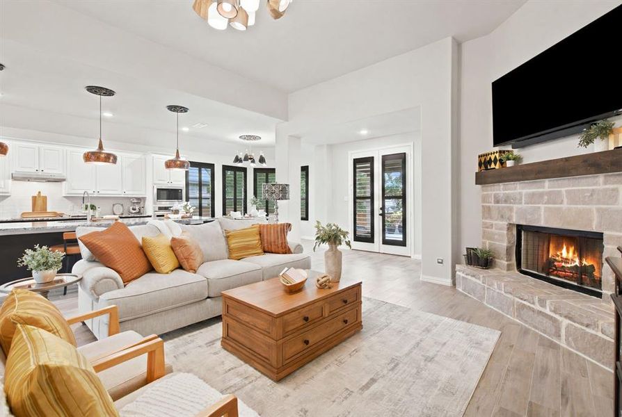 Furnished interior view inside a new home in Covenant Springs, Springtown (Image 17).