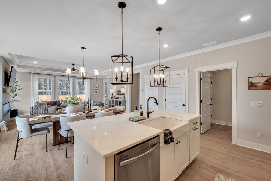 Furnished interior view inside a new home in Creek Pointe, Moncks Corner (Image 6).