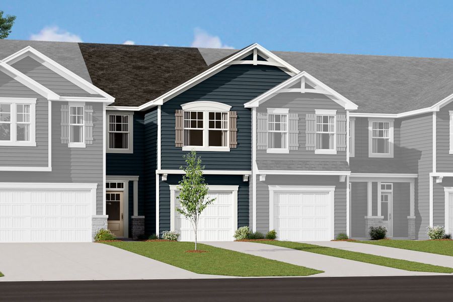 Adriana French Country II Elevation rendering Adriana French Country II Elevation rendering