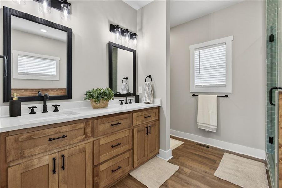 Furnished interior view inside a new home in , Morganton (Image 9). Furnished interior view inside a new home in , Morganton (Image 9).