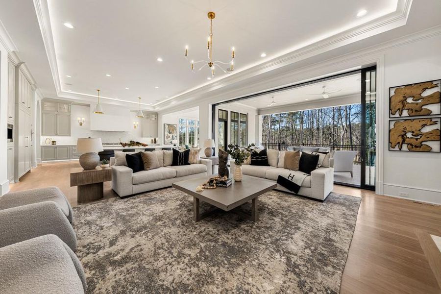 Furnished interior view inside a new home in , Milton (Image 69).