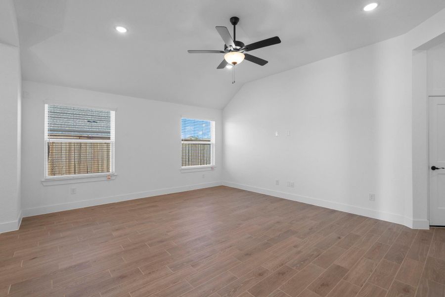 Spacious, unfurnished interior of a new home in Bridgeland, Cypress (Image 17).