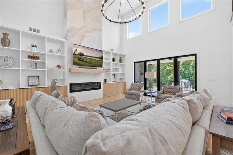 Furnished interior view inside a new home in , Buford (Image 18).