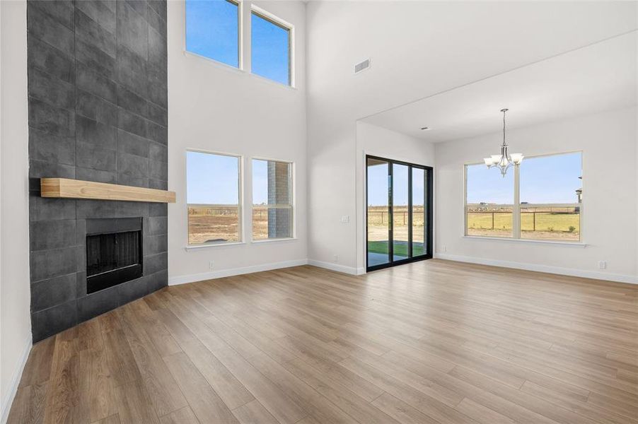 Spacious, unfurnished interior of a new home in Pioneer Estates, Blue Ridge (Image 18). Spacious, unfurnished interior of a new home in Pioneer Estates, Blue Ridge (Image 18).