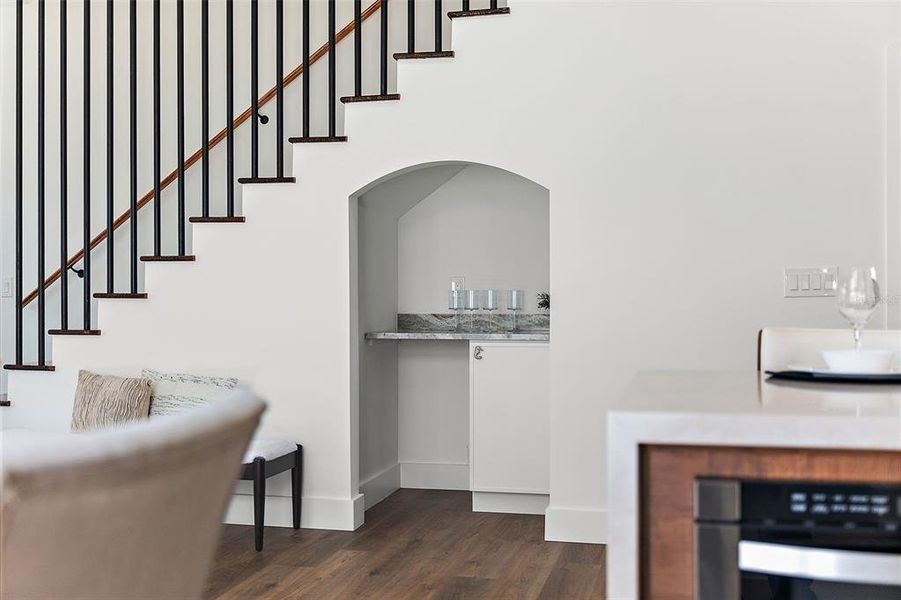 Furnished interior view inside a new home in , St. Petersburg (Image 17).