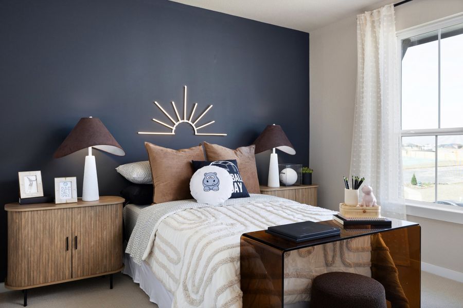 Furnished interior view inside a new home in Heritage, Dripping Springs (Image 37).