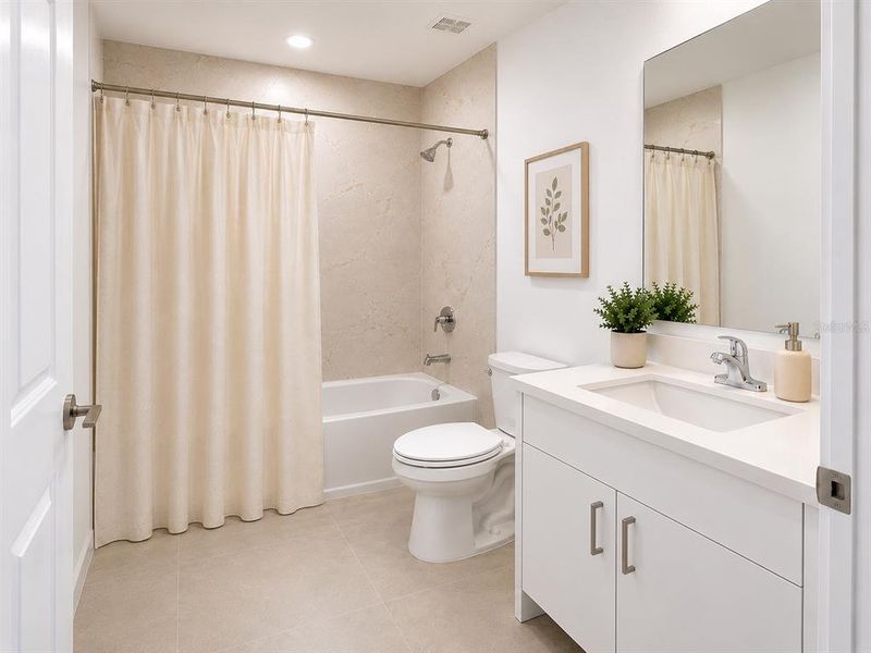 Furnished interior view inside a new home in , Port Charlotte (Image 12).