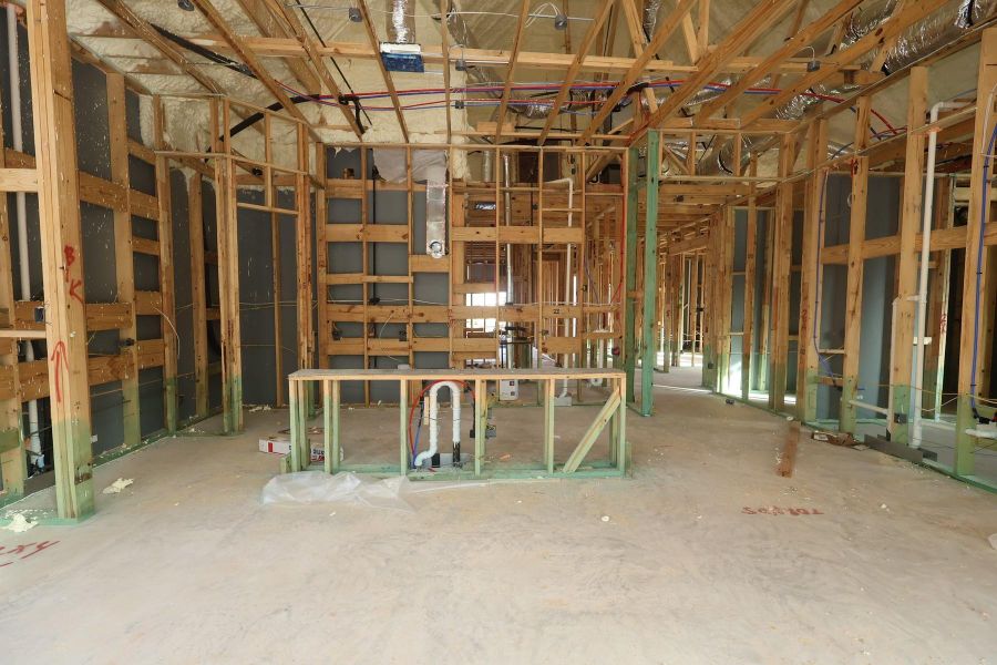 In-progress construction of a new home in Kresston - Enclave Collection, Montgomery, TX (Image 4).