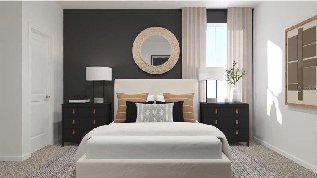 Furnished interior view inside a new home in , Clermont (Image 8).