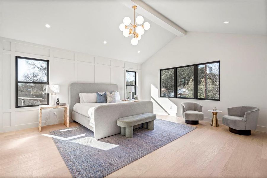 Furnished interior view inside a new home in , Dallas (Image 14).