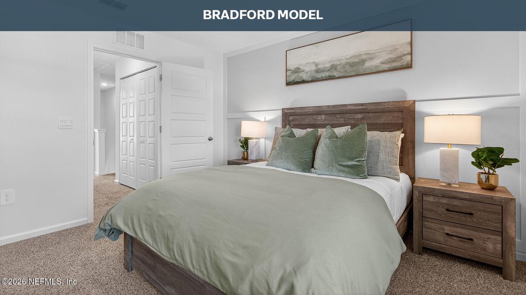 Furnished interior view inside a new home in Liberty Cove, Yulee (Image 10).