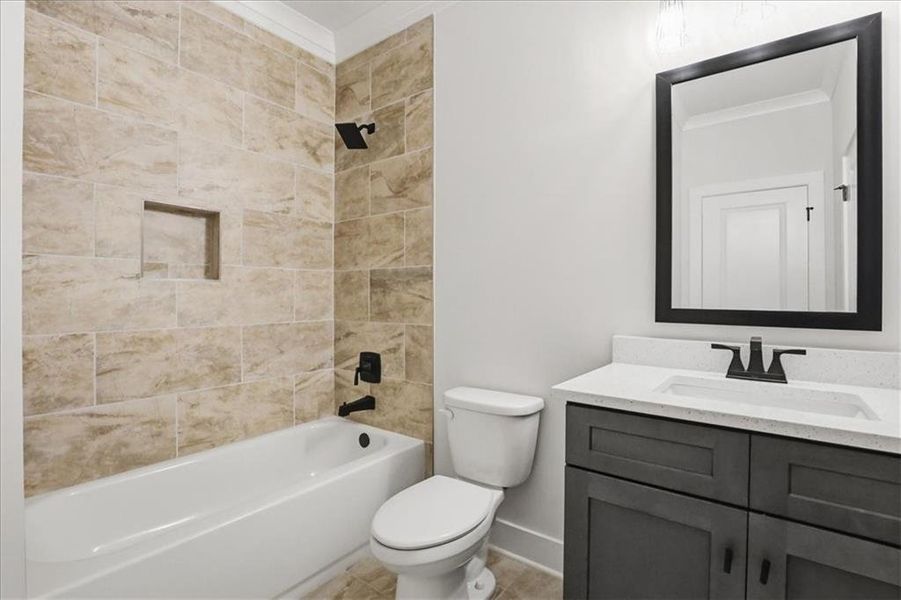 Furnished interior view inside a new home in , Lawrenceville (Image 12).